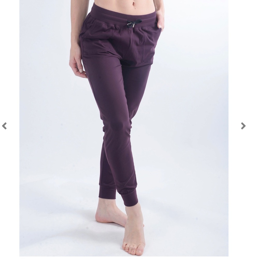 Zyia Active Plum Unwind Joggers Size Small - Picture 2 of 9